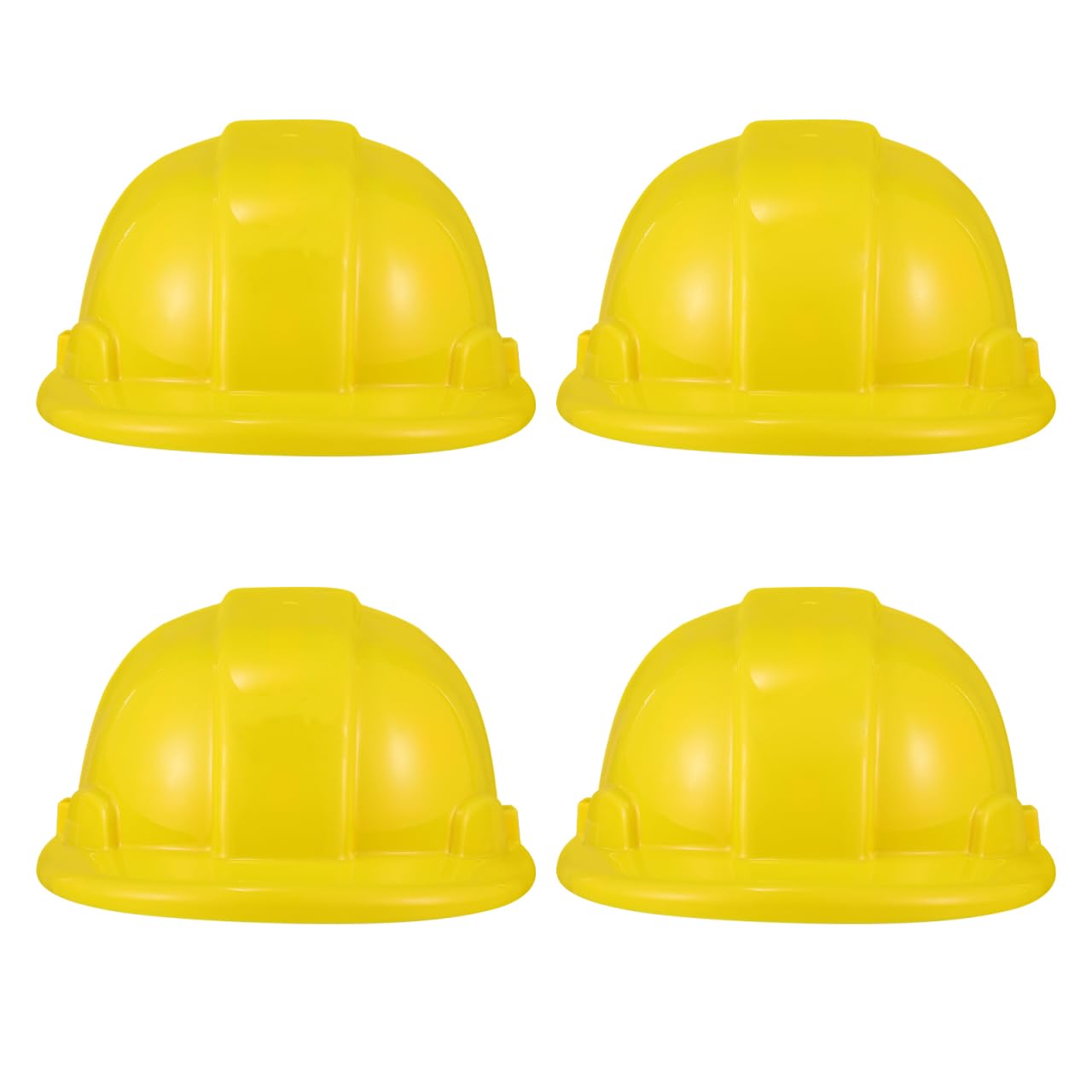 Toyvian 4 Pcs Yellow Construction Hat Kids Role Play Construction Worker Hard Helmet Party Dress Up Supplies Safety Helmet Construction Child Builder Hat Childrens Builders Hats Kids Builder Hats