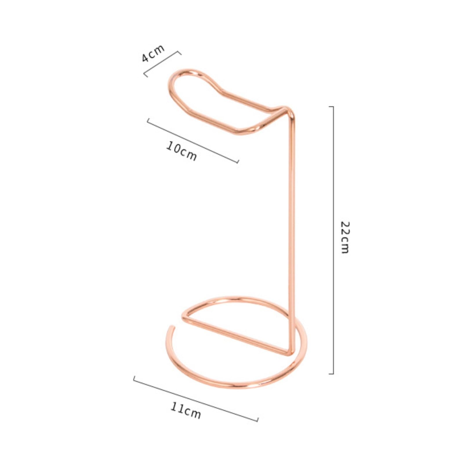 Soporte para Auriculares Soporte De Metal para Auriculares Soporte De Soporte para Auriculares Inalámbrico Soporte para Soporte De Exhibición De Auriculares Soporte Cascos(Rose Gold)