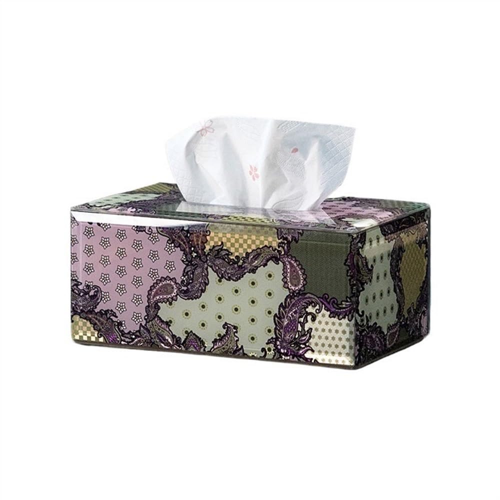 Tissue Holder Coffee Table Kitchen Office Tissue Box Dining Decorative Ornament Indoor High Grade Napkin Holder Facial Box Decor