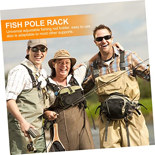 Outanaya 1 Peça Suporte De Vara De Pesca Dobrável Cana De Pesca Dobrável Suporte De Vara De Pesca Su