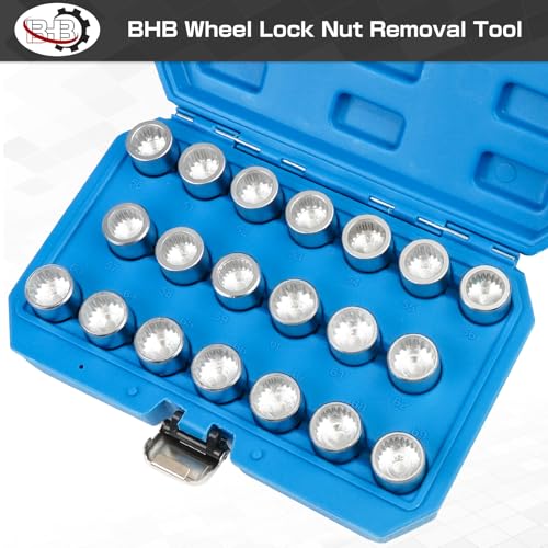 Image of BHB 20Set Anti-Theft Wheel Lock Nut Removal Tool Compatible with Porsche