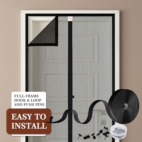 image for Yotache Magnet Screen Door Fits Door Size 38 x 80, Screen Size 40