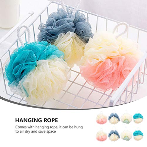 Esponjas esfoliantes multicoloridas Healifty para mulheres e homens