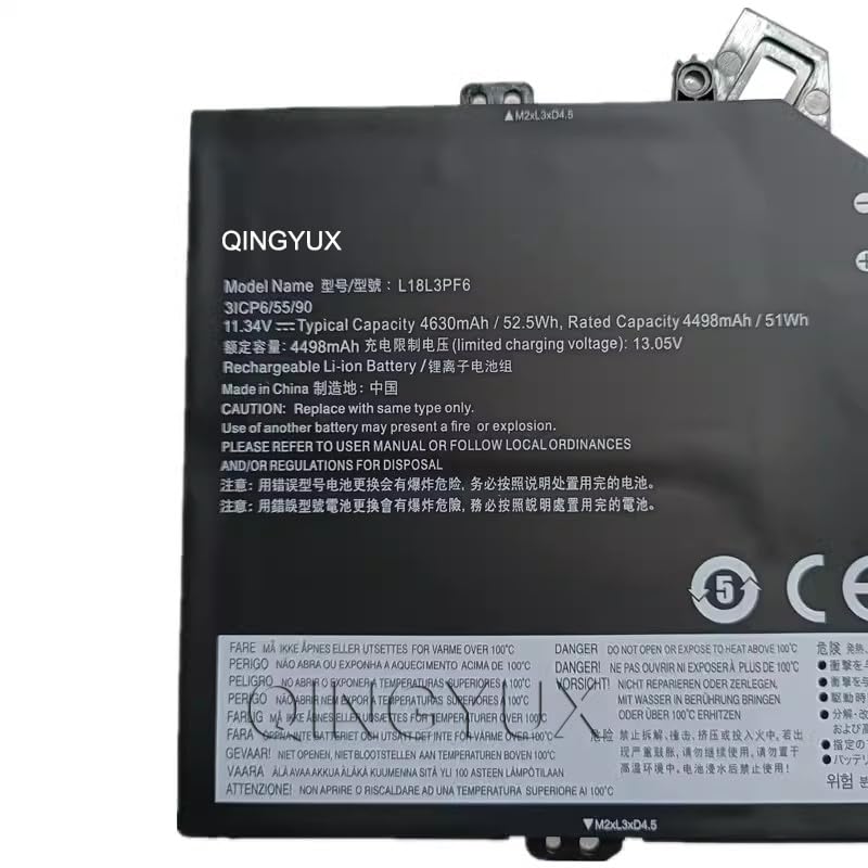 Amazon.com: QINGYUX L18L3PF6 L18M3PF9 5B10T26389 5B10T26390 Laptop