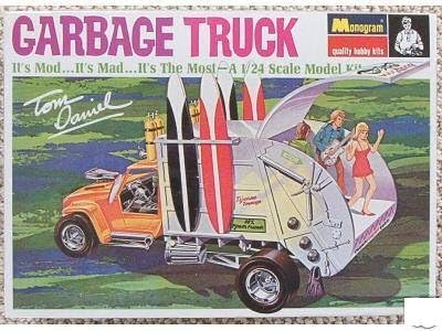 Monogram Tom Daniel Garbage Truck 1/24 Scale Plastic 85-6739
