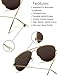 WearMe Pro - Polarized Metal Frame Pilot Style Aviator Sunglasses (Full Black, 60)