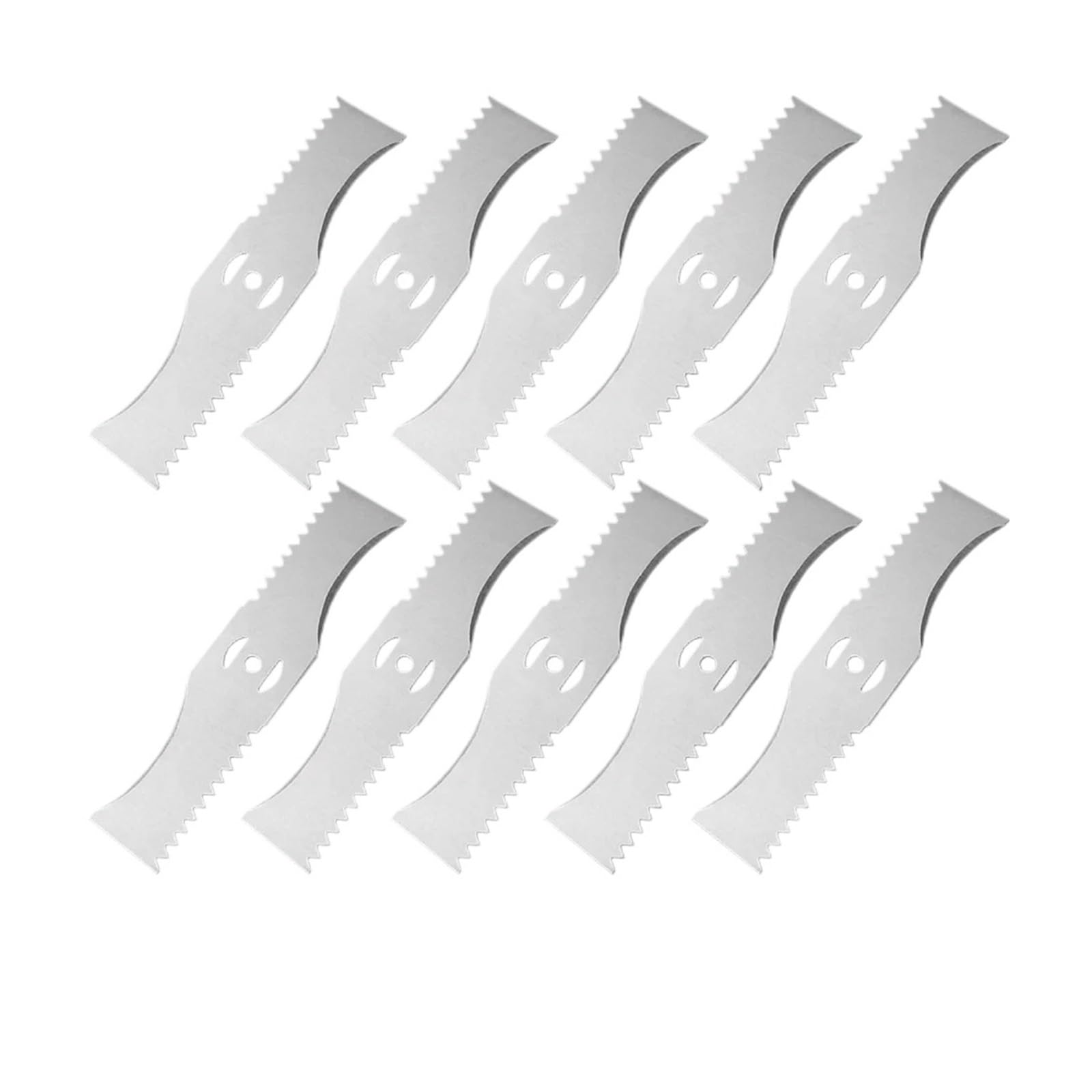 Hoja Dentada En Forma De Arco De 150 Mm | Universal Compatible con cortacésped con batería de litio pequeña, cortadoras de jardín, herramientas(30PCS Blade)