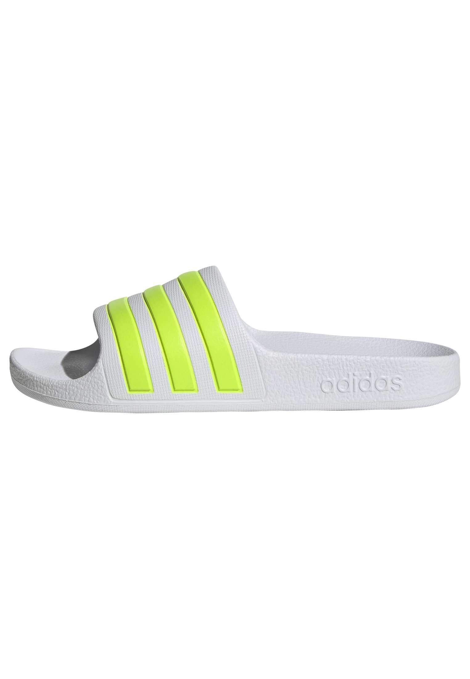 adidas Unisex Kids Adilette Aqua Slides Kids, ftwr white/solar slime/ftwr white, 11.5 UK Child