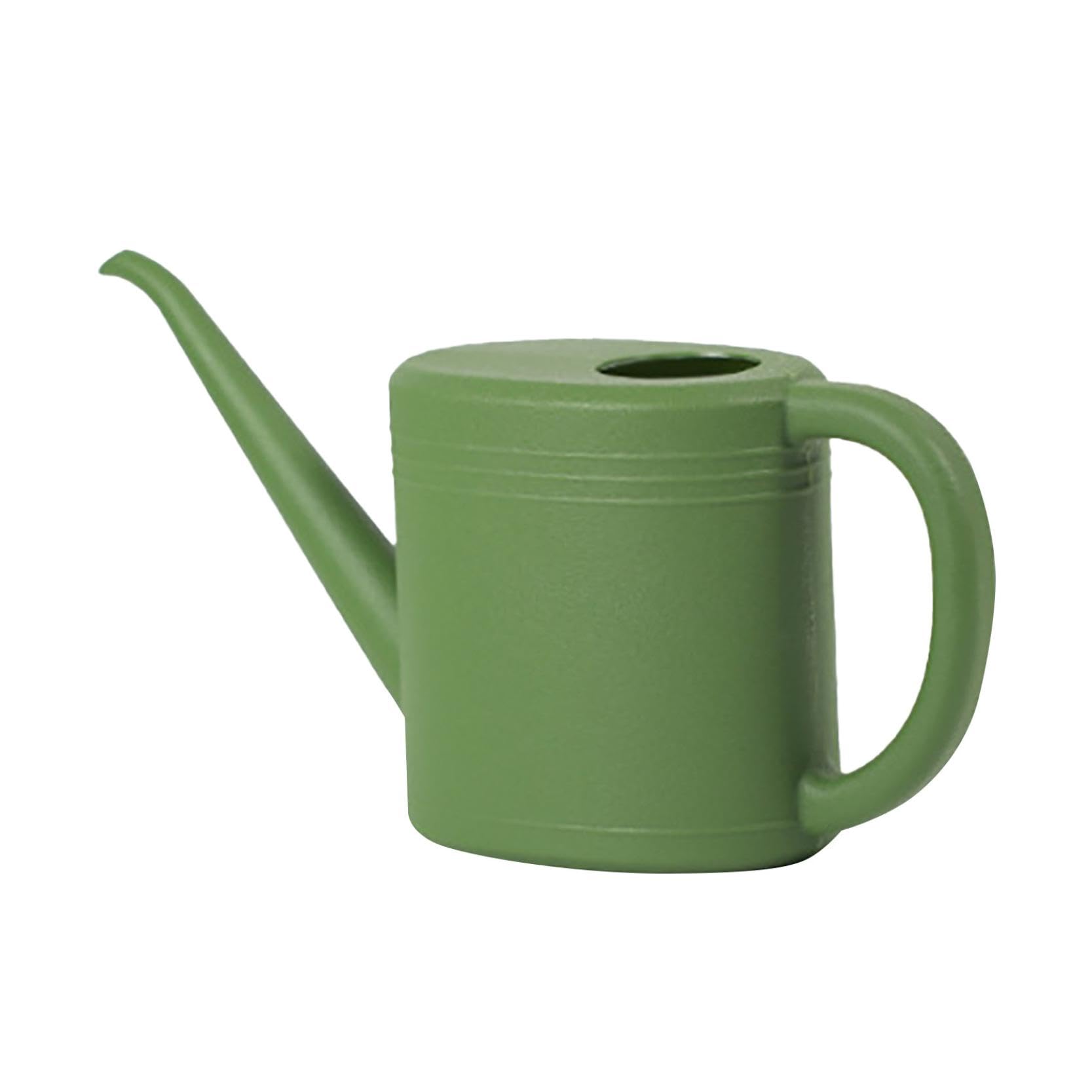 1L Watering Can for Indoor and Outdoor Plants - Lightweight Garden Watering Can for House Flowers, Balcony, Patio (Green)