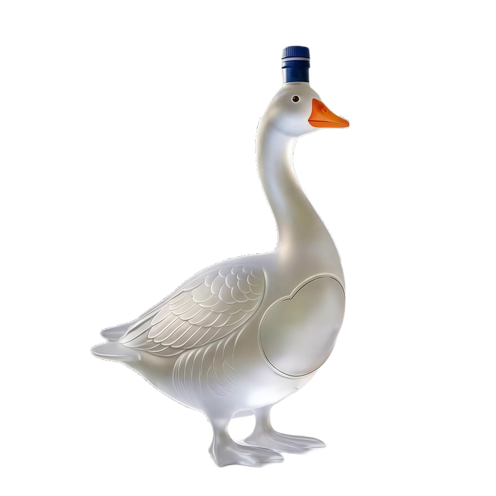 Buxuaaaa 3D Sculpted Glass Schnapps Bottle, Unique Glass Schnapps Bottle Lovers Pet for Home Club Display Storage