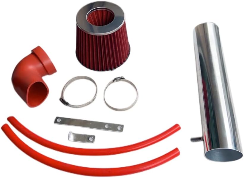 EMUNA COMPATIBLE PERFORMANCE AIR INTAKE SYSTEM KIT FOR 1991-1995 Je-ep Wrangler 2.5L L4 &4.0L L6 Engine (BLACK)