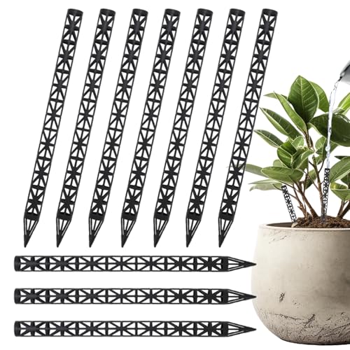 Aireador para raíces de plantas, herramienta con picos de drenaje de cerámica para tierra, tubo de fertilizante y ventilación del suelo, para trasplantar en casa, jardín, balcón, interior y exterior