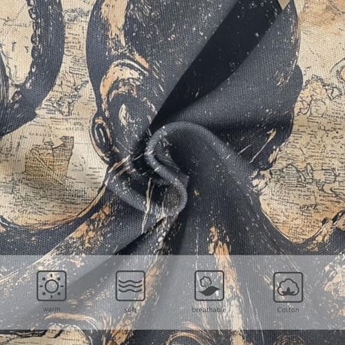 Vintage Octopus Map Toddler Girls's Underwear 2T 202c02283