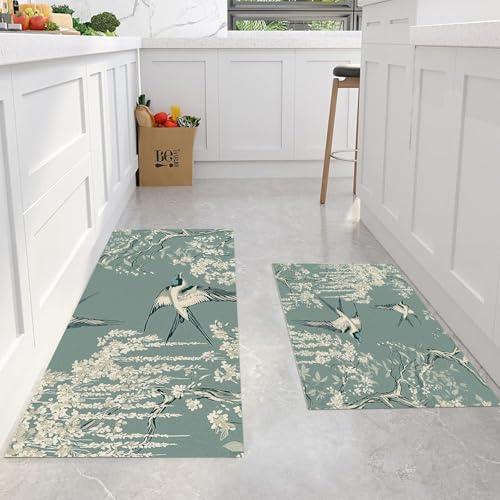 Tapis d'entrée absorbant contre les glissades : set de sol lavable