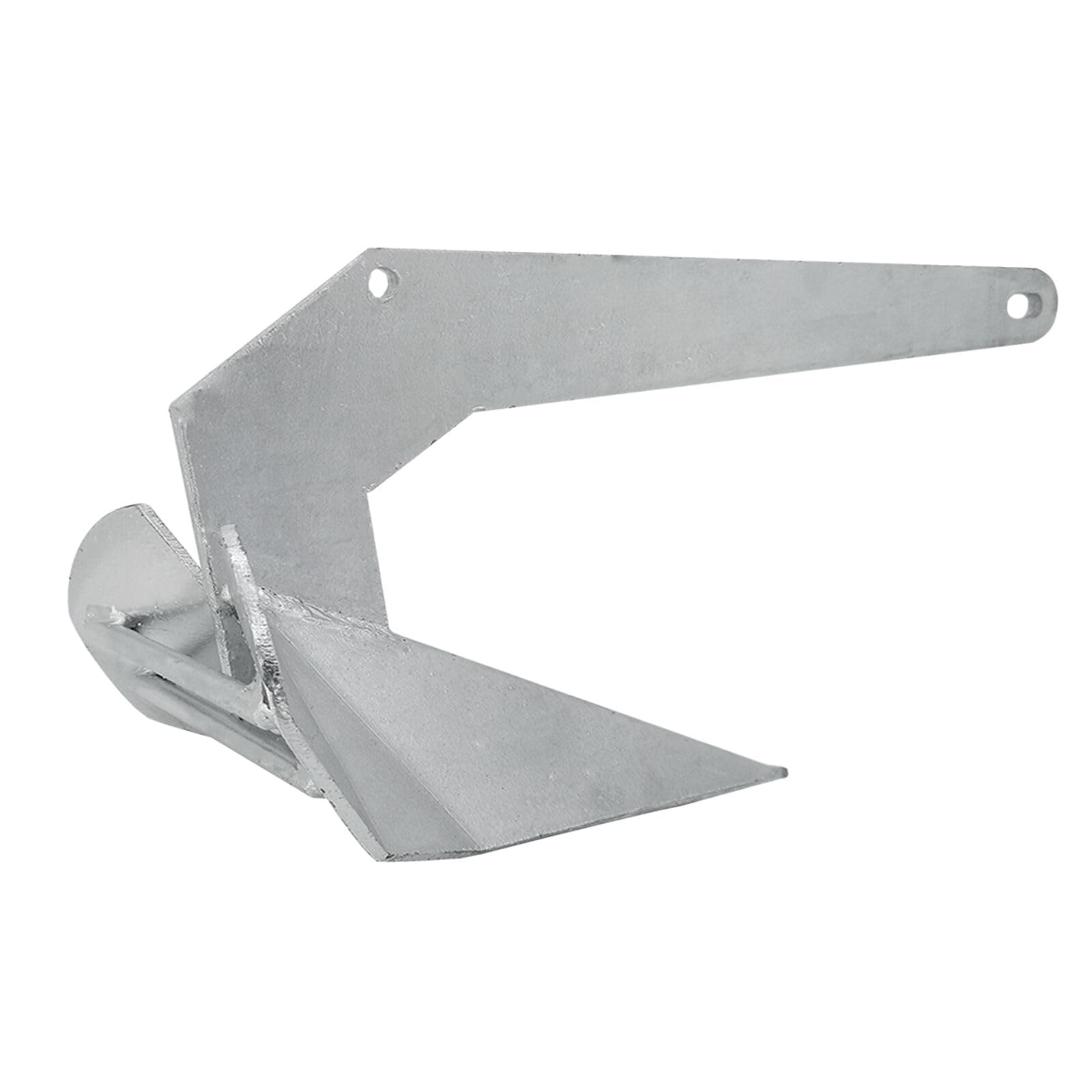 ISURE MARINE Ancre de bateau en acier galvanisé à chaud 22lb/10kg Delta Anchor Triangle Charrue Ancre