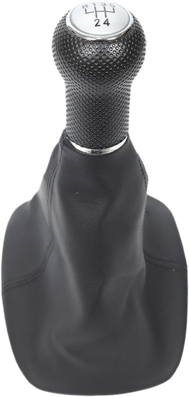 12 24mm Fit for VW Fit for Golf 4 IV MK4 GTI R32 Fit for Bora Fit for Jetta 5/6 Speed Gear Shift Knob Lever Gaiter Boot 1999-2004 Car Accessories(Blue 6 Speed 23MM)