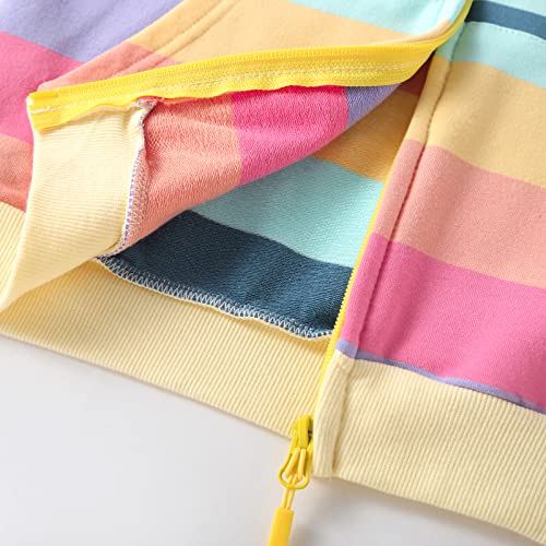 julerwoo girls zip up hoodies tie dye printed cotton zipper sweatshirts hooded for toddler girls