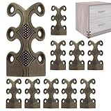 Durable Protection: Made from high-quality metal, these corner protectors provide edge safety, guarding against wear and tear while adding a decorative element to your furniture.