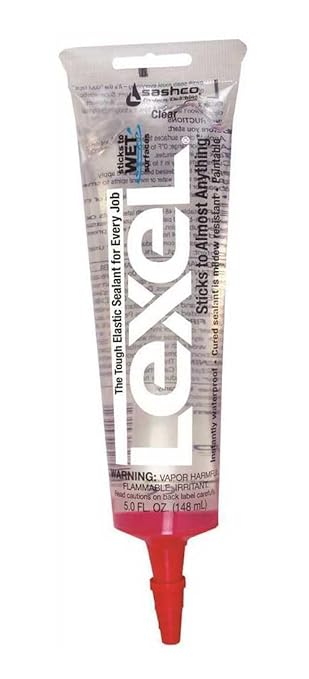 Sashco 13013-2 5oz Sellador Lexel Adhesivo Transparente miniatura 2