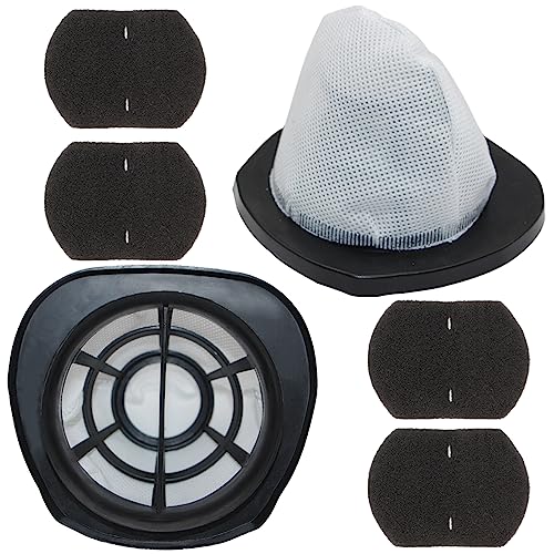 Image of 2 Pack 2030 Vacuum Filter and 4 Pack Foam Filter Compatible with Bissell Vacuum Cleaner Models 2030, 20303, 20306, 20307, 20309, 2030H, 2030V, 2030X, 2030Z