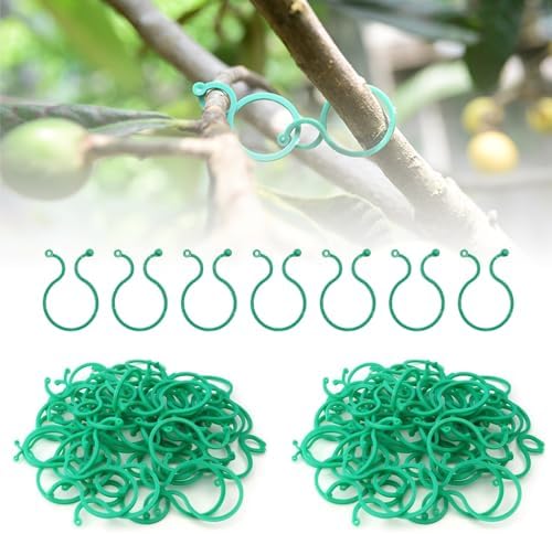 100 Stück Pflanzenclips Isheurg - Wiederverwendbare Tomatenclips Für Garten
