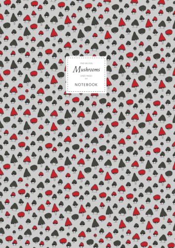 One Million Mushrooms Notebook - Lined Pages - A4: (Autumn Edition) Fun notebook 192 lined pages (A4 / 8.27x11.69 inches / 21x29.7cm)