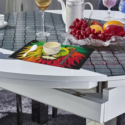 Set de table Majestic tête de lion design isolant premium - 5