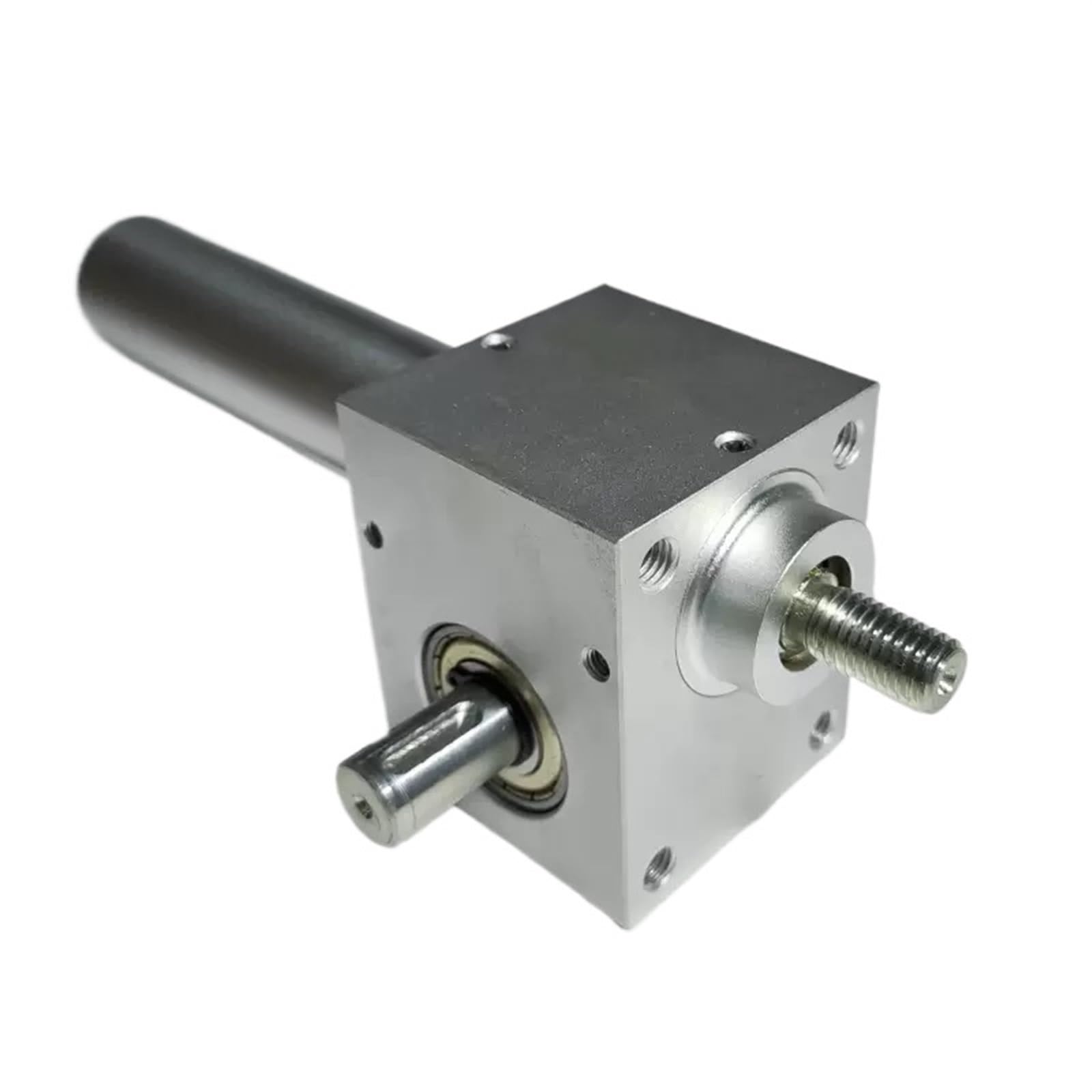 Angle Steering 1pcs 1520 Micro Lift 120mm Max Stroke Screw Rod 1:0.4 Transmission Ratio 1.5 Module 20 Teeth Worm Gear Lifter 15mm Shaft Driving Change