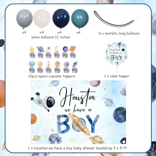 Kreat4Joy F-PA-9750 Outer Space Baby Shower Decorations For Boy thumb #5