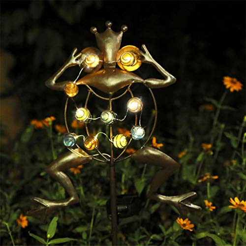 NICEXMAS Luz Solar Do Jardim Luzes Decorativas Do Caminho Solar Luzes Em Forma de Sapo Ao Ar Livre S