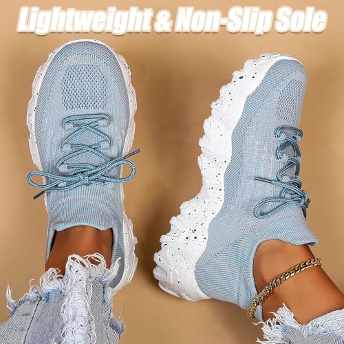 Ortho Cloud Women's Shoes, Izarna Simplysnug Womens Mesh Breathable Non-Slip Lightweight Casual Shoes, 2024 Summer Lace Up Low Top Slip On Sneakers4