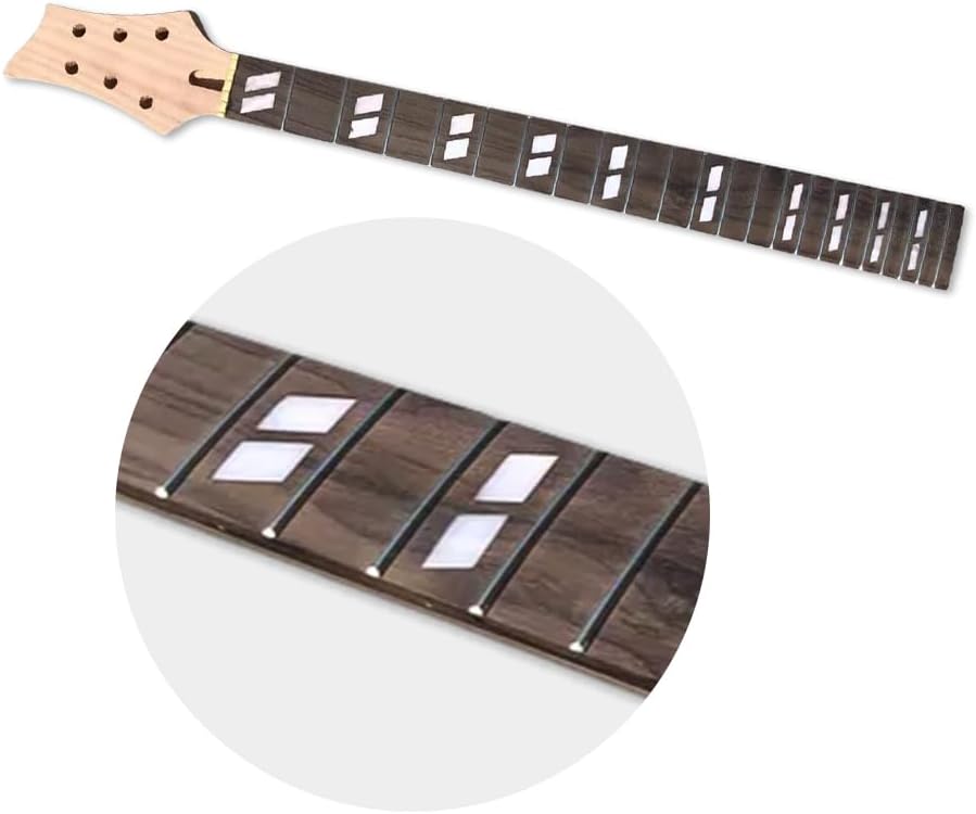Mahogany Guitar Neck replacement for prs style neck 22 Fret Nice pattern Inlay Bolt on heel (22fret 25.5inch)