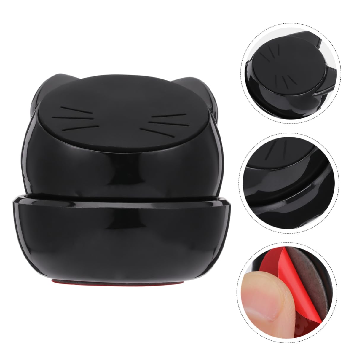 ULTECHNOVO 3pezzi Supporto Magnetico Per Cellulare Da Auto Con Ventosa Supporto Per Smartphone Con Rotazione Gradi Design Per Sicurezza Alla Guida