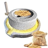 Molinillo manual de grano para ingredientes húmedos y secos, molino de harina de manivela para arroz, frijoles, especias y café, fácil de desmontar y limpiar