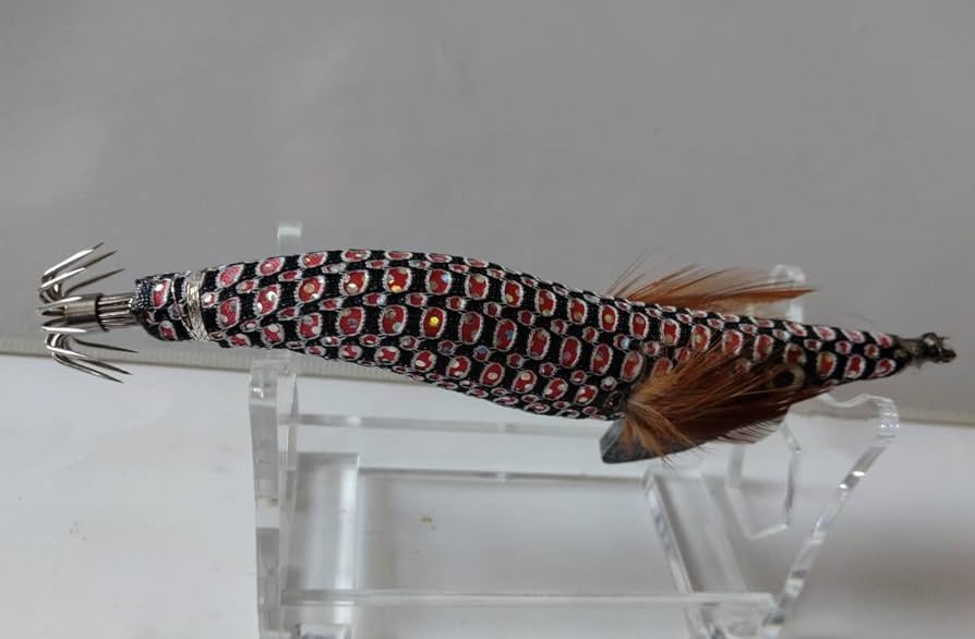 Amazon.co.jp: 薩摩烏賊餌木 弾 3.5寸 赤 虎 : スポーツ＆アウトドア