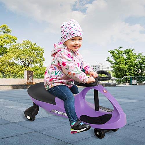 High Bounce Wiggle Car Ride On Toy - No Gears, Pedals or Batteries, Outdoor Riding Toys for Kids Girls and Boys Ages 3 Years and Up - Thumbnail 3