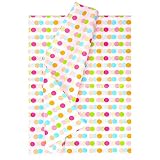 Aplicación: puedes utilizar este colorido papel de seda de lunares para empaquetar cajas de regalo, ramos para añadir belleza, también se puede utilizar para rellenar zapatos y bolsas, para evitar la humedad y la forma, o hacer manualidades, etc.