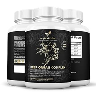 Grass Fed Liver & Heart: Made with 300MG of grass-fed beef liver & 300MG beef heart. Liver is a great source of vitamin A, and is also high in B12 and heme iron. Heart is the richest natural source of coenzyme Q10 (CoQ10). Supports energy, digestion,...
