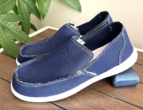 SPATI Men's Canvas Linen Slip On Loafer Lightweight Breathable Casual Shoes Orthopedic Travel for Summer Autumn Spring Walking Shoes for Men2