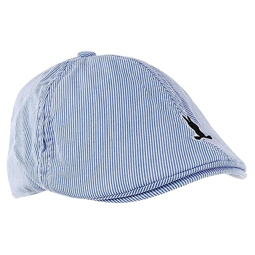 Homoyoyo Elastic Boys and Girls Beret Hat Toddler Beret Boys and Girls Rabbit Hat Fashion Newsboy Blue
