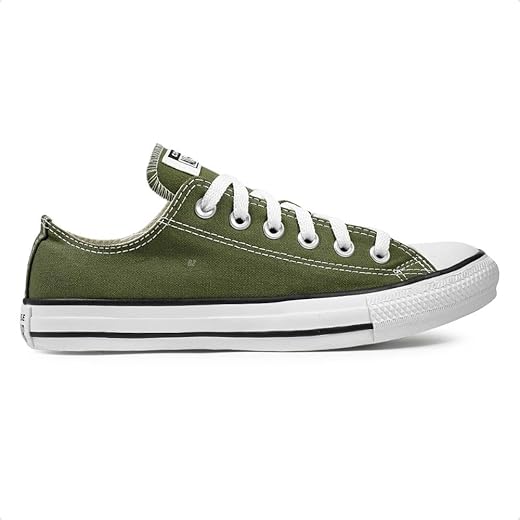 Tênis Converse All Star Chuck Taylor Cano baixo Verde Oliva Original