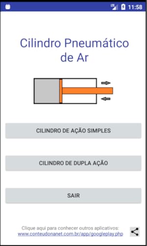 Cilindros de Ar Pneumáticos - Calculadora