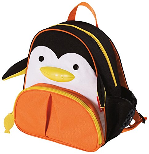 Skip Hop Toddler Backpack, 12" Penguin School Bag, Multi