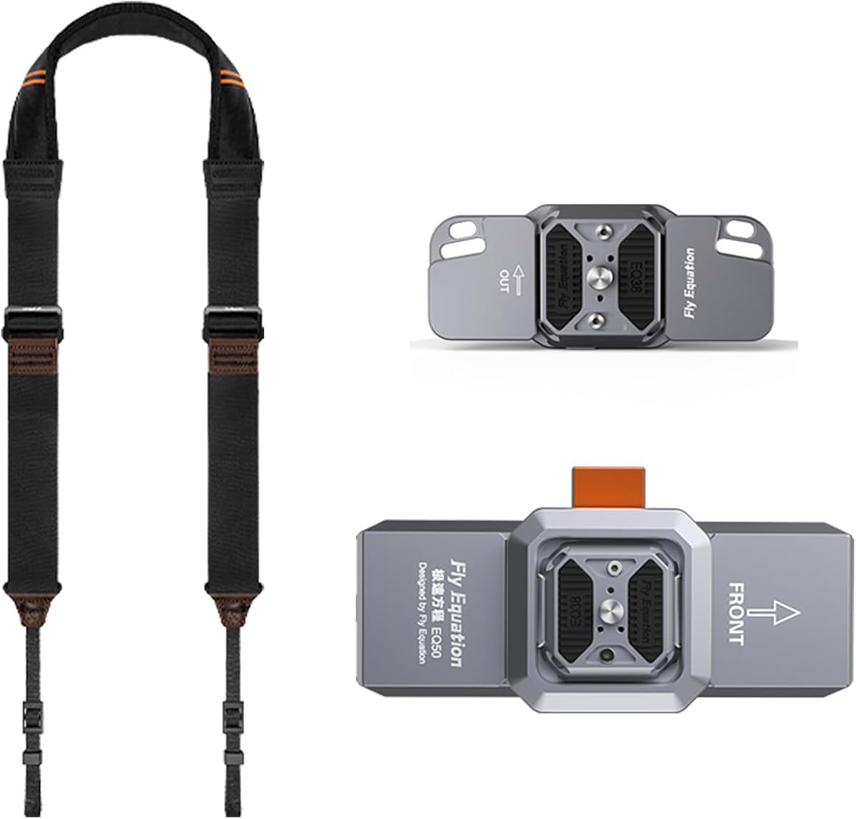 Camera Quick Release Plate Kit Fits Most Models Tripod Head | incloud Camera Shoulder Strap,Anti-Loose, Compatible with Arca Swiss Plate, For Manfrotto 501 Camera Tripod Head Adapter