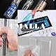 EMALLA Barrierefolie 1200 Blatt Selbstklebende Schutzfolie Tattoo Maschine Folie Staubdicht Klebeband für Tattoo Zubehör Zahnpflege(Weiß)