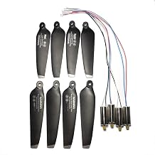 Drone Accessories for 4DRC F10 4D-F10 Rc Drone Quadcopter Spare Parts Blades Propellers Motor Engines Gears Upgrade Bearings for 4DRC F10 4D-F10 Rc Drone Replaceable Color A