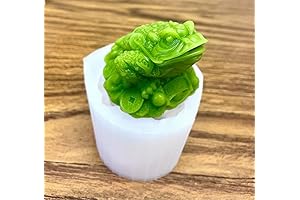 3D Silicone Mold, Feng Shui Frog Resin Mold for Making Money Frog Candles and Soaps