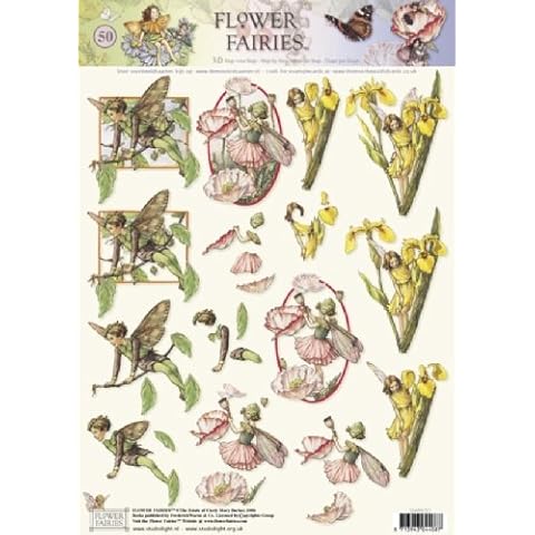 FLOWER FAIRIES & Friends 3D Step by Step Decoupage Sheet - STAPFF50 Cover