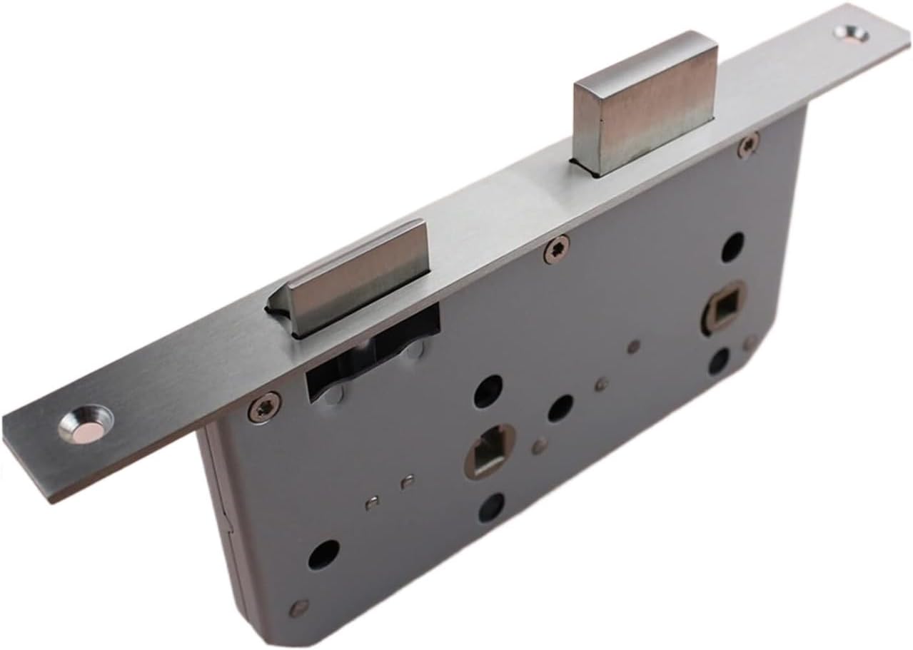Mortice Lock,Mortise Locks, Bathroom Door Lock Body Bolt Door Lock Accessories (Color : Stainless Steel55mm, Size : 78mm)