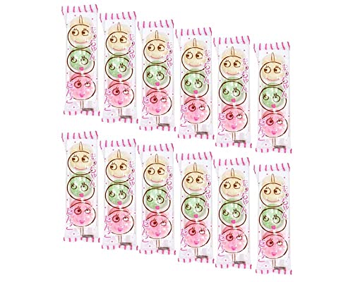 "Mocchan Dango" Three-color dango mochi 12pcs Japanese Kyoushin Pio big bazar image 4